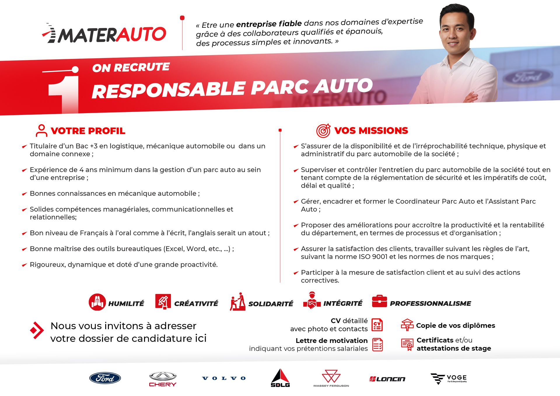 Responsable Parc Automobile
